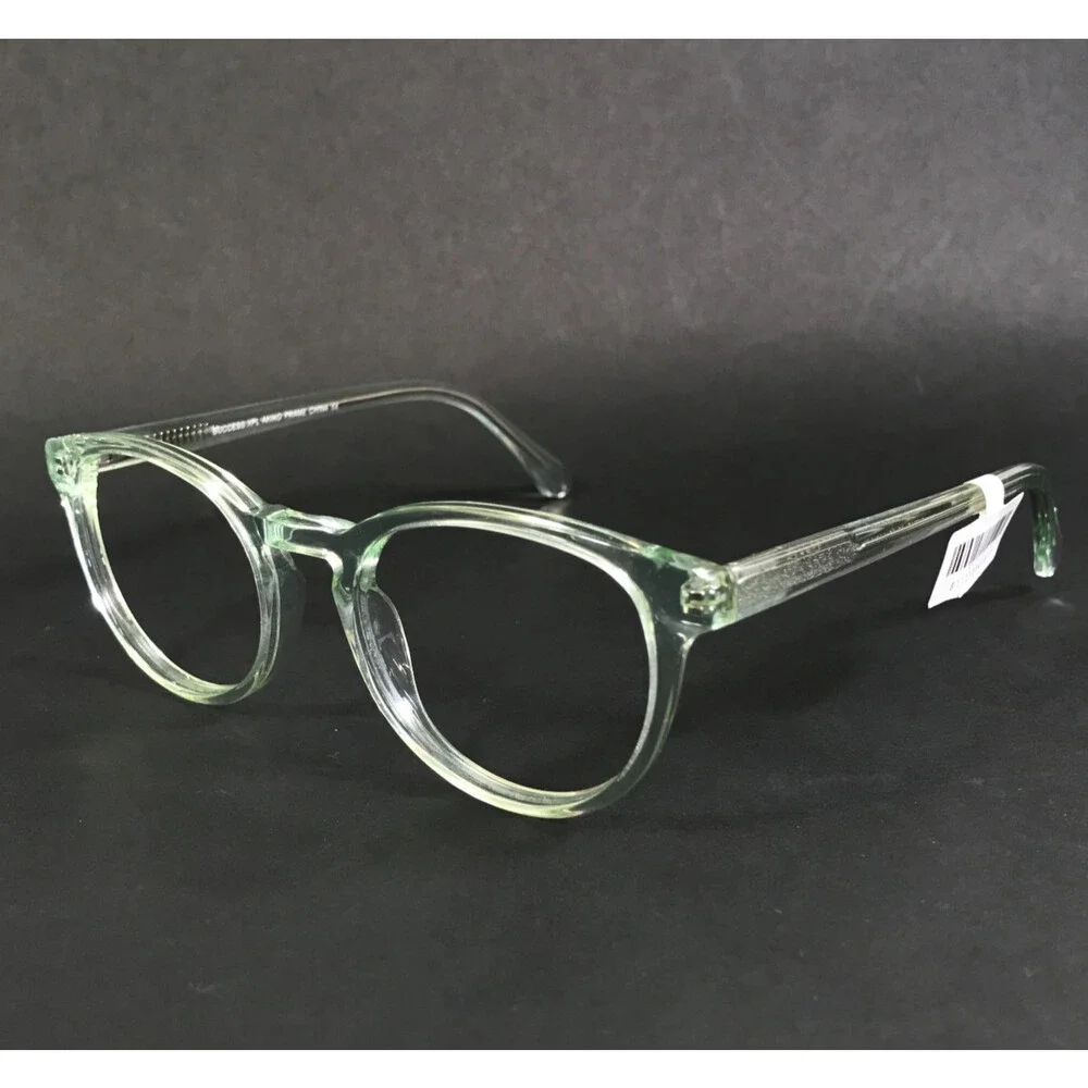 Success Eyeglasses Frames AKIKO MINT Clear Green Mint Cat Eye Full Rim 49-19-145